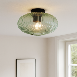 Plafoniera verde design, Charlois