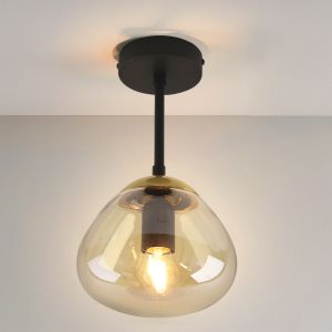 Lampada da soffitto ambrata design, Sedef