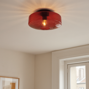 Lampada da soffitto rossa design, Sevda