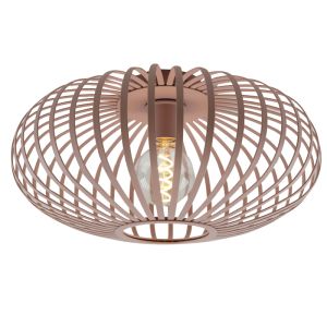 Lampada da soffitto rosa industriale, Lieve