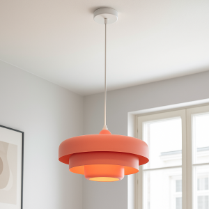 Lampada a sospensione rosa moderna, Meredith