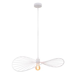 Lampada a sospensione bianca moderna, Jolinda