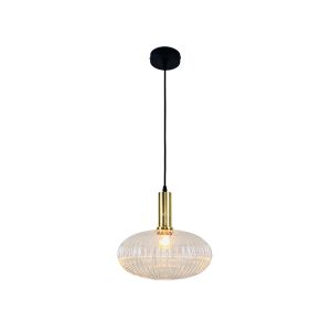 Lampada a sospensione trasparente retrò, Charlois