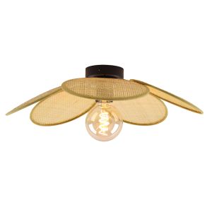 Lampada da soffitto in rattan marrone, Rowen