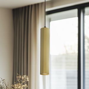 Lampada a sospensione in ottone moderna, Nadi