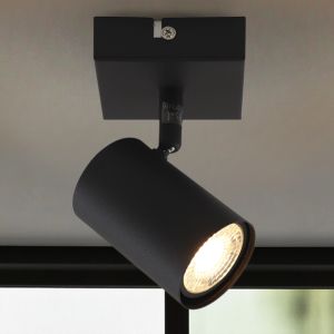 Faretto da soffitto nero moderno, Elena
