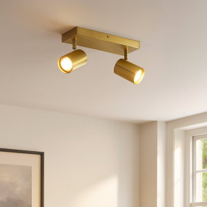 Faretto da soffitto in ottone moderno, Elena