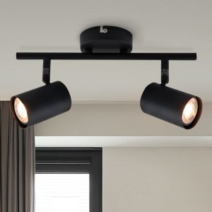 Faretto da soffitto nero moderno, Elena