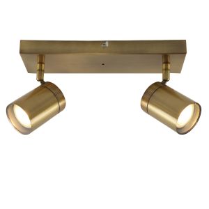 Lampada da soffitto da bagno in ottone moderna, Ciara, IP44
