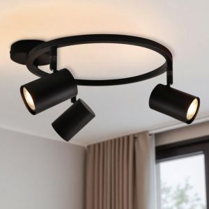 Faretto da soffitto nero moderno, Elena