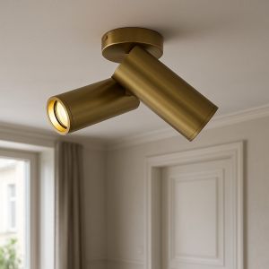 Faretto da soffitto in ottone moderno, Nadi