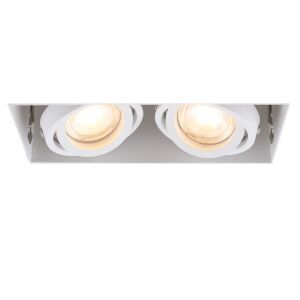 Faretto da incasso senza cornice bianco moderno, Joost