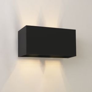 Lampada da parete up down nera moderna, Dion, IP65