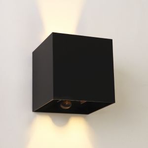 Lampada da parete up down con sensore di movimento, Dion, 6W, 2700K LED, IP65