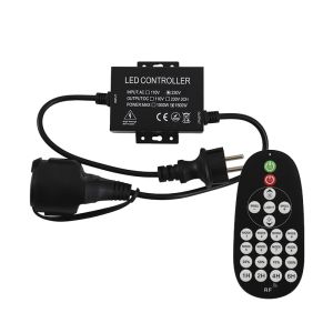 Dimmer per catena luminosa, 1500W, IP44, con telecomando