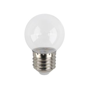 Lampadina LED bianco caldo trasparente - 1 Watt