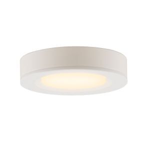 Lampada rotonda per mobile da cucina, bianco, con set di connessione e telecomando