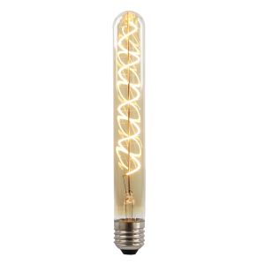 Olucia lampadina tubolare LED E27 regolabile Damien, ambra, 4W, 2200K