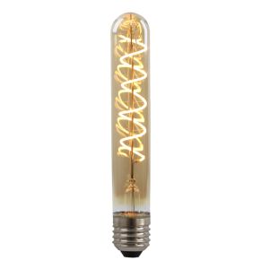 Olucia lampadina tubolare LED E27 regolabile Damien, ambra, 4W, 2200K