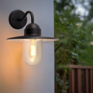 Lampada da esterno nera classica, Maxx, IP44