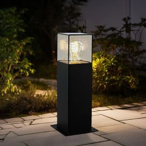Lampada da esterno nero moderno, Sanel, IP44