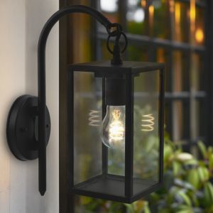 Lampada da esterno nera classica, Janco, IP44