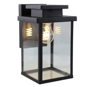 Lampada da esterno nera moderna, Jesca, IP44