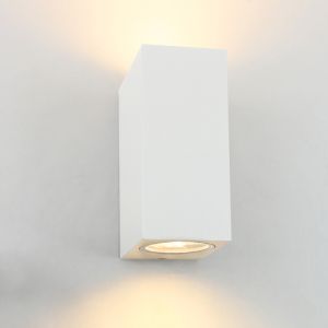Lampada da esterno bianca in alluminio, Corella, IP44
