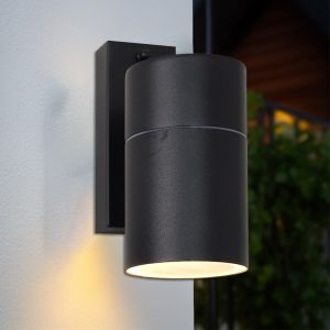 Lampada da esterno nera moderna, Pedro, IP44