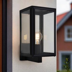 Lampada da esterno nera moderna, Sidney, IP44
