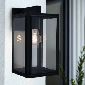 Lampada da esterno nera moderna, Sidney, IP44