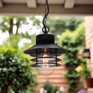 Lampada da esterno nera in acciaio inossidabile, Felice, IP44