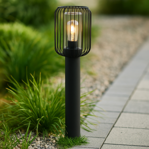 Lampada da esterno nera moderna, Enya, IP44