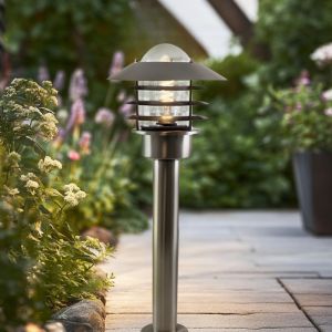 Lampada da esterno argenta in acciaio inossidabile, Felice, IP44