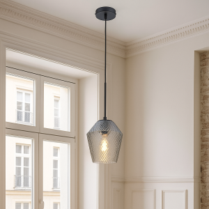 Lampada a sospensione trasparente moderna, Nanko