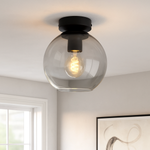 Lampada da soffitto grigia design, Giada
