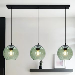 Lampada a sospensione verde design, Giada