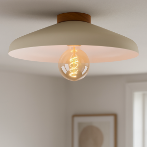 Lampada da soffitto beige rustica, Freddie