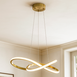 Lampada a sospensione in ottone design, Tanya