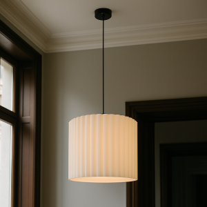 Lampada a sospensione beige moderna, Sarita