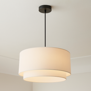 Lampada a sospensione beige moderna, Scarlet