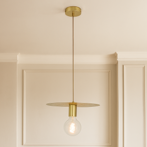 Lampada a sospensione in ottone design, Sienna