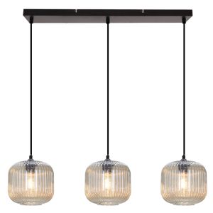 Lampada a sospensione ambrata design, Charlois