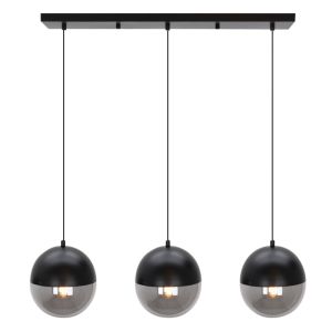 Lampada a sospensione nera design, Nalini