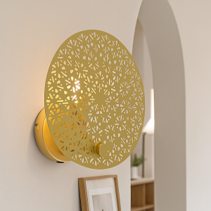 Applique da parete in ottone design, Sienna