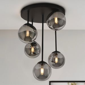 Lampada da soffitto grigia design, Stacy