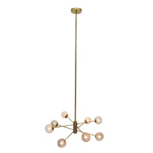 Lampada a sospensione dorata design, Kaily