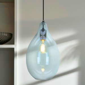 Lampada a sospensione blu design, Cees