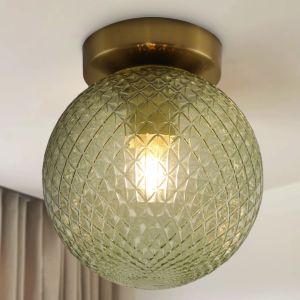 Lampada da soffitto verde retrò, Johnson