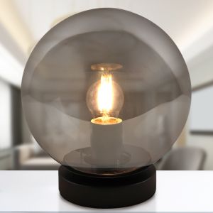 Lampada da tavolo grigia moderna, Jelly, con interruttore